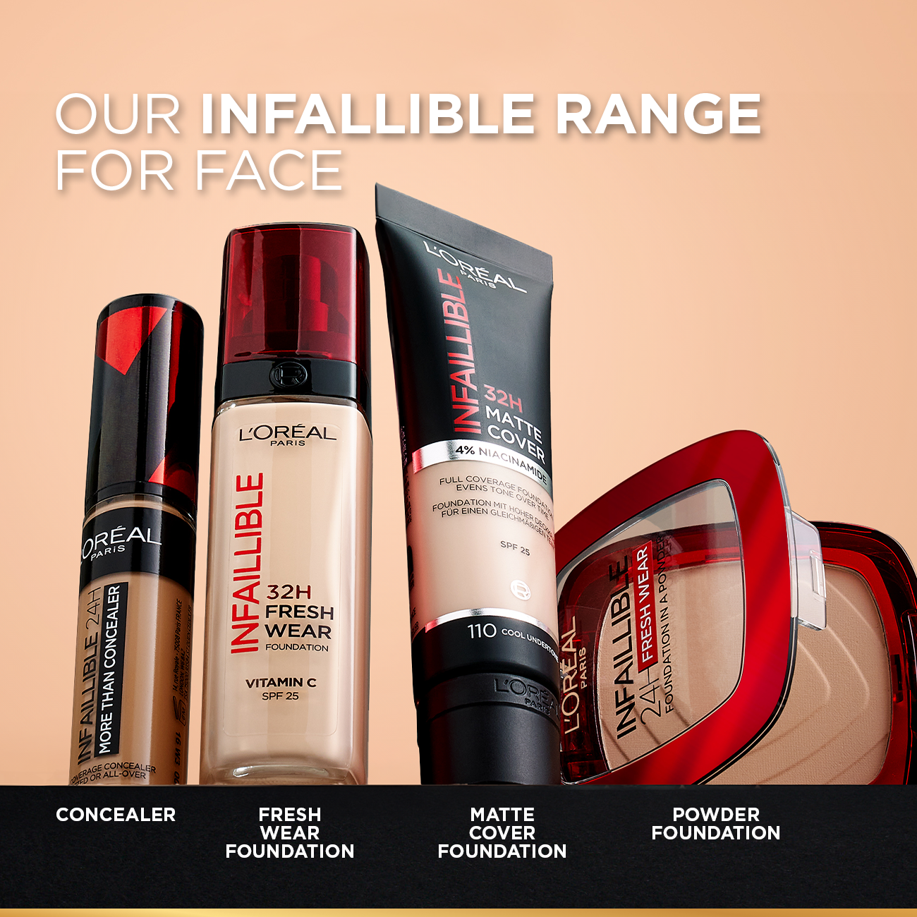 L'Oréal Paris Infallible 32H Fresh Wear Foundation SPF25