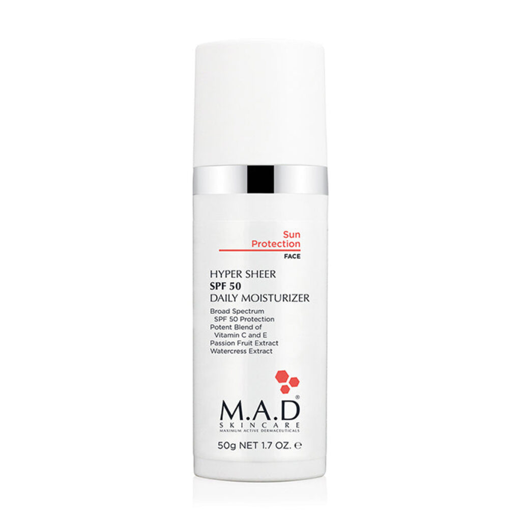M.A.D Hyper Sheer SPF50 Daily Moisturizer 50 ML
