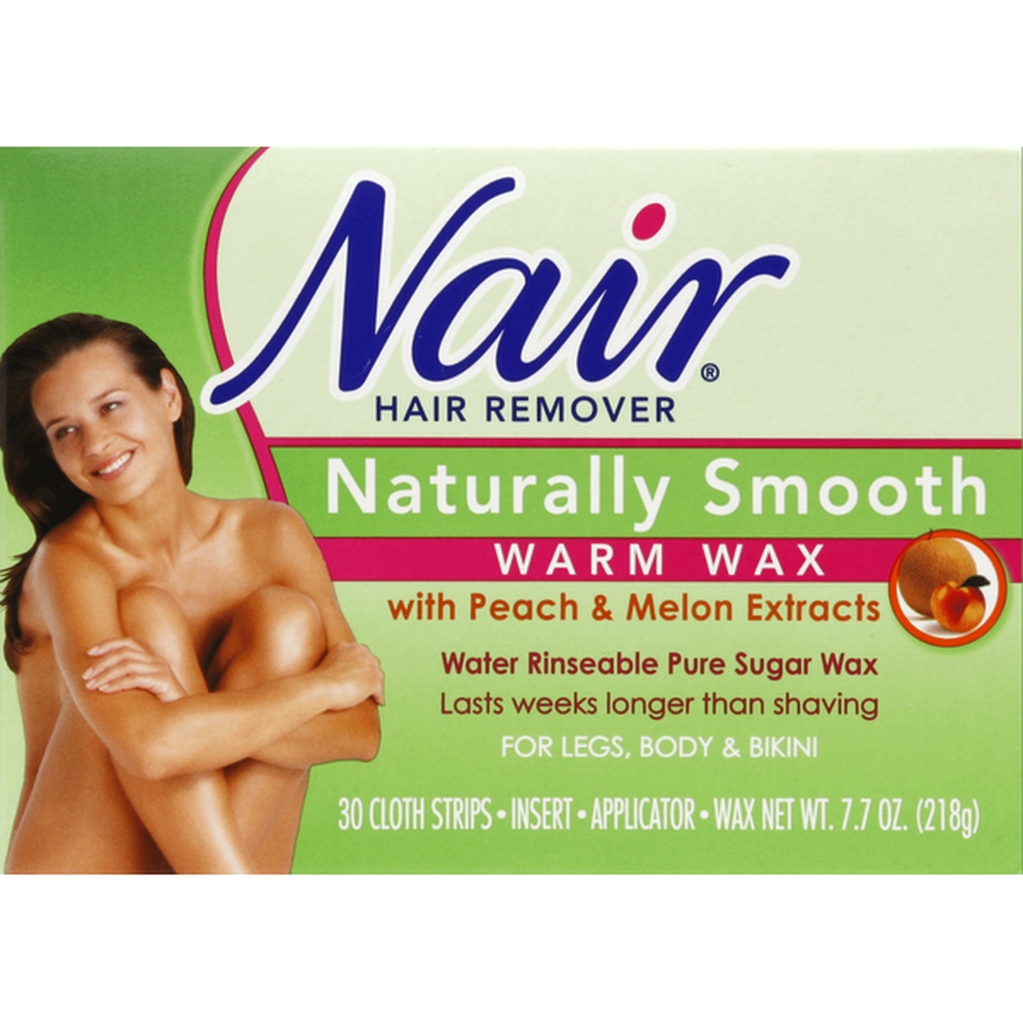 Nair Body Wax Strips – Peach & Melon