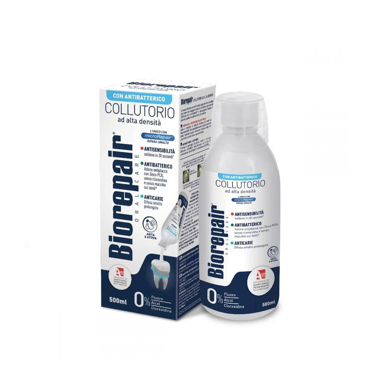 Biorepair Mouthwash Sensitive Triple Action 500 ML