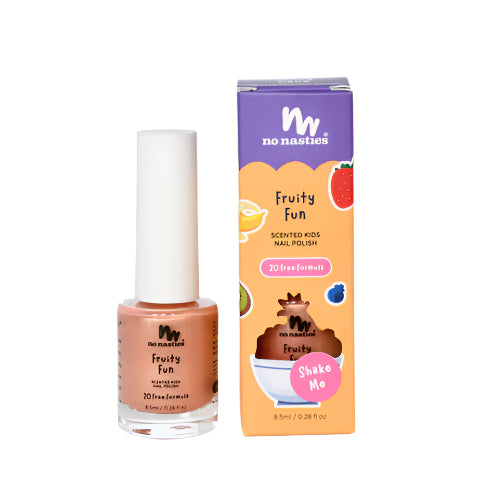 No Nasties - Scented Kids Nail Polish Fruity Fun Pastel Peach