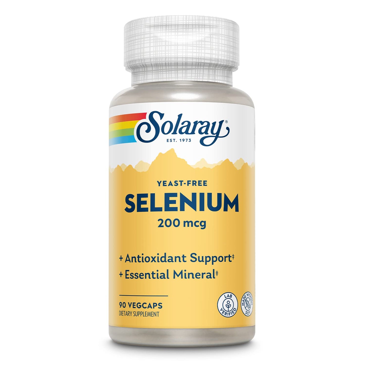 Solaray Selenium Yeast Free 200mcg 90 Capsules