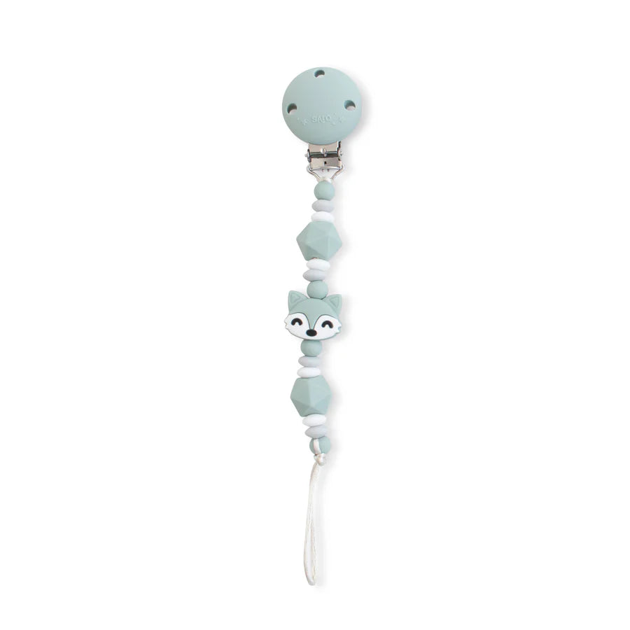 Saro Foxy Pacifier Chain Clip
