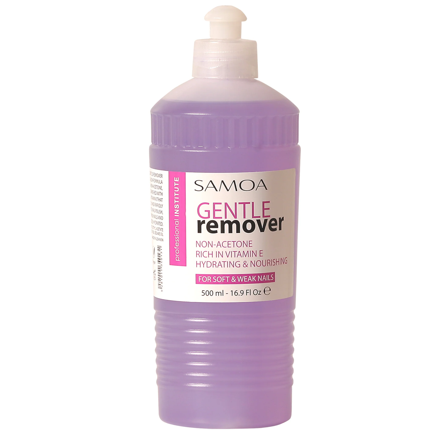 Samoa Gentle Remover - Non-Acetone - Soft & Weak Nails - 500 ML