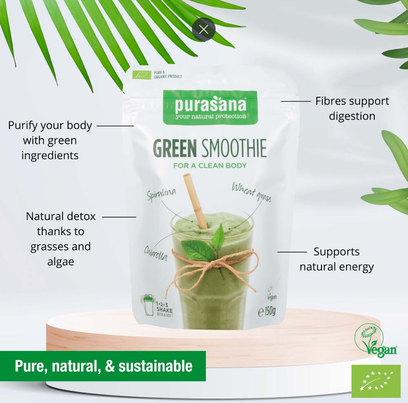 Purasana Green Smoothie Shake 150 Gr