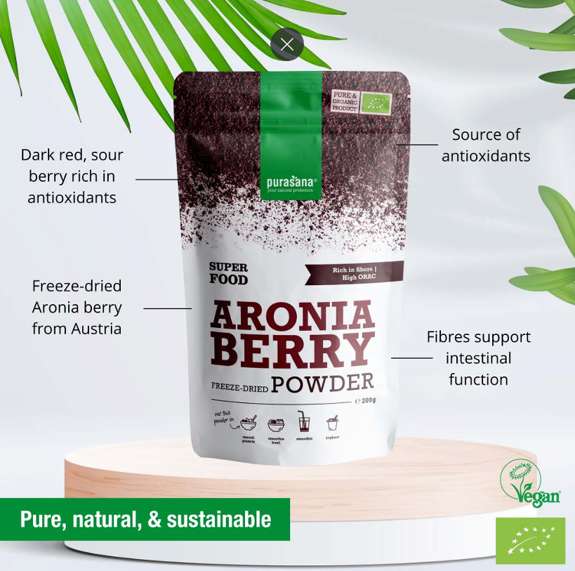 Purasana - Aronia Powder 200 Gr