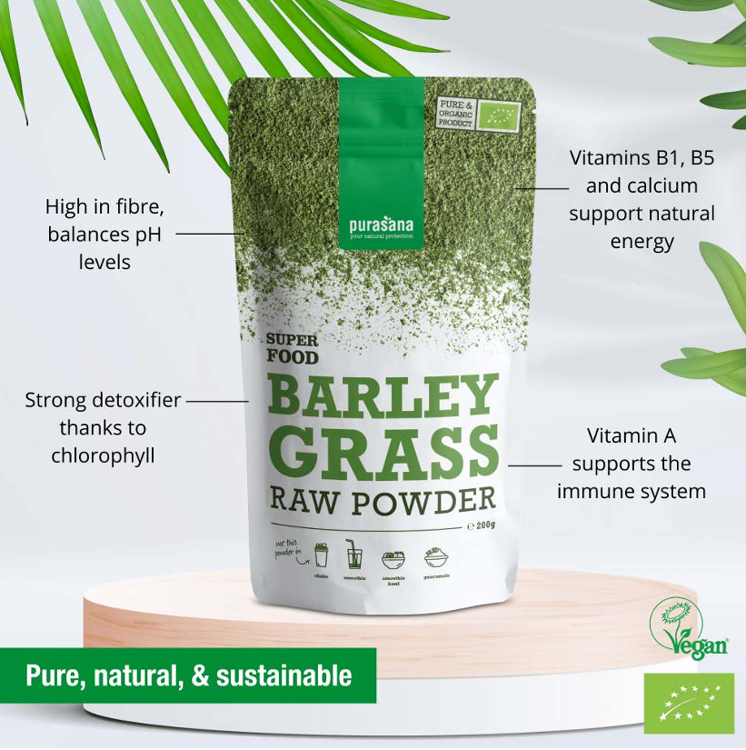 Purasana - Barely Grass Powder 200 Gr