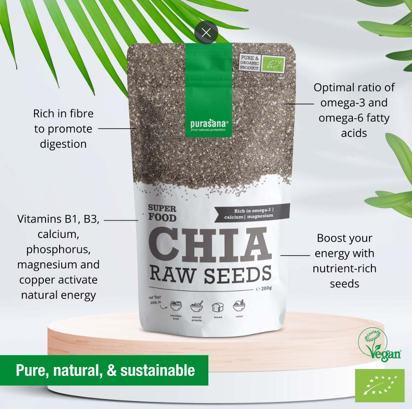Purasana - Chia Seeds 200 Gr