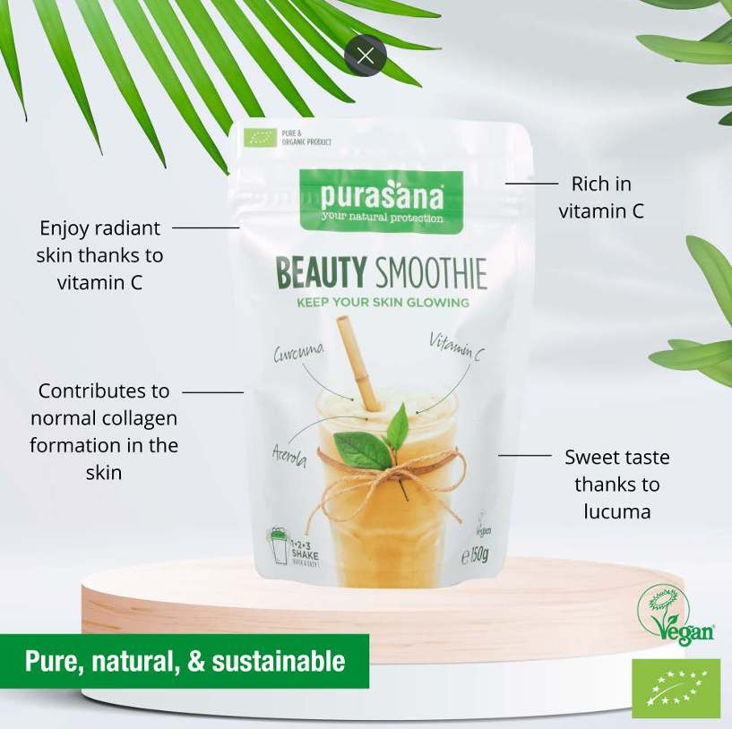 Purasana Beauty Smoothie Shake 150 Gr