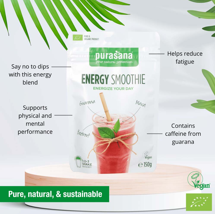 Purasana Energy Smoothie Shake 150 Gr