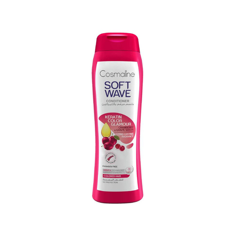 Cosmaline Soft Wave Keratin Color Glamour Conditioner for Colored Hair 400 ML