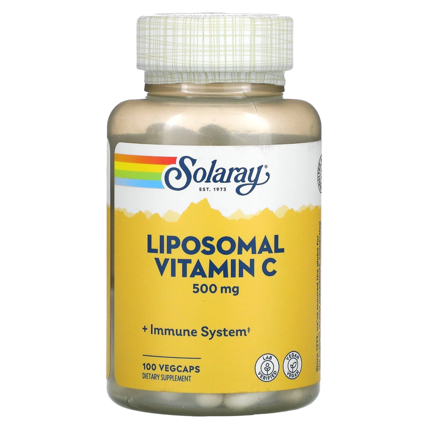 Solaray Liposomal Vitamin C 500 Mg - 100 Vegcaps