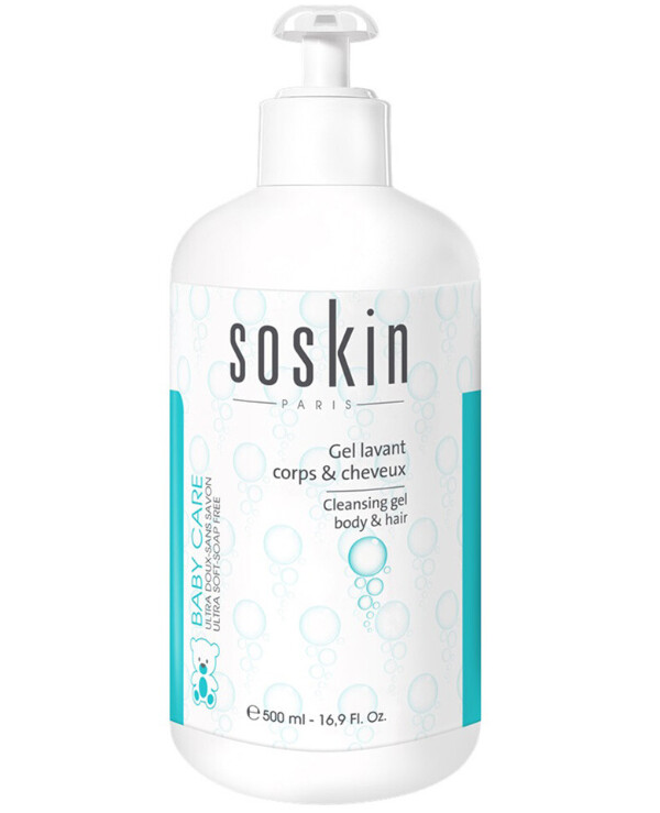 Soskin Baby Shampoo Hair and Body 500ml