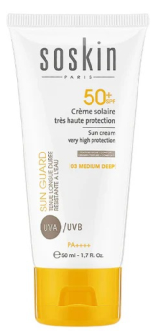 Soskin Tinted Sunscreen SPF 50+ -50ml