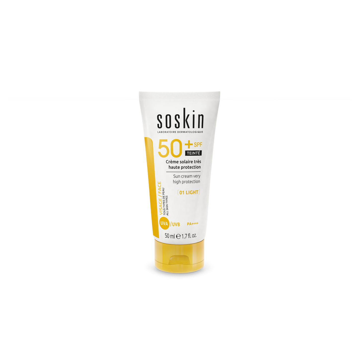 Soskin Tinted Sunscreen SPF 50+ -50ml