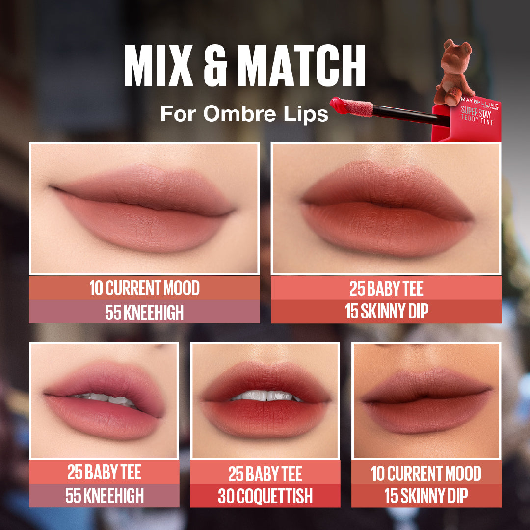 Maybelline Super Stay Teddy Tint™ Liquid Lip Tint