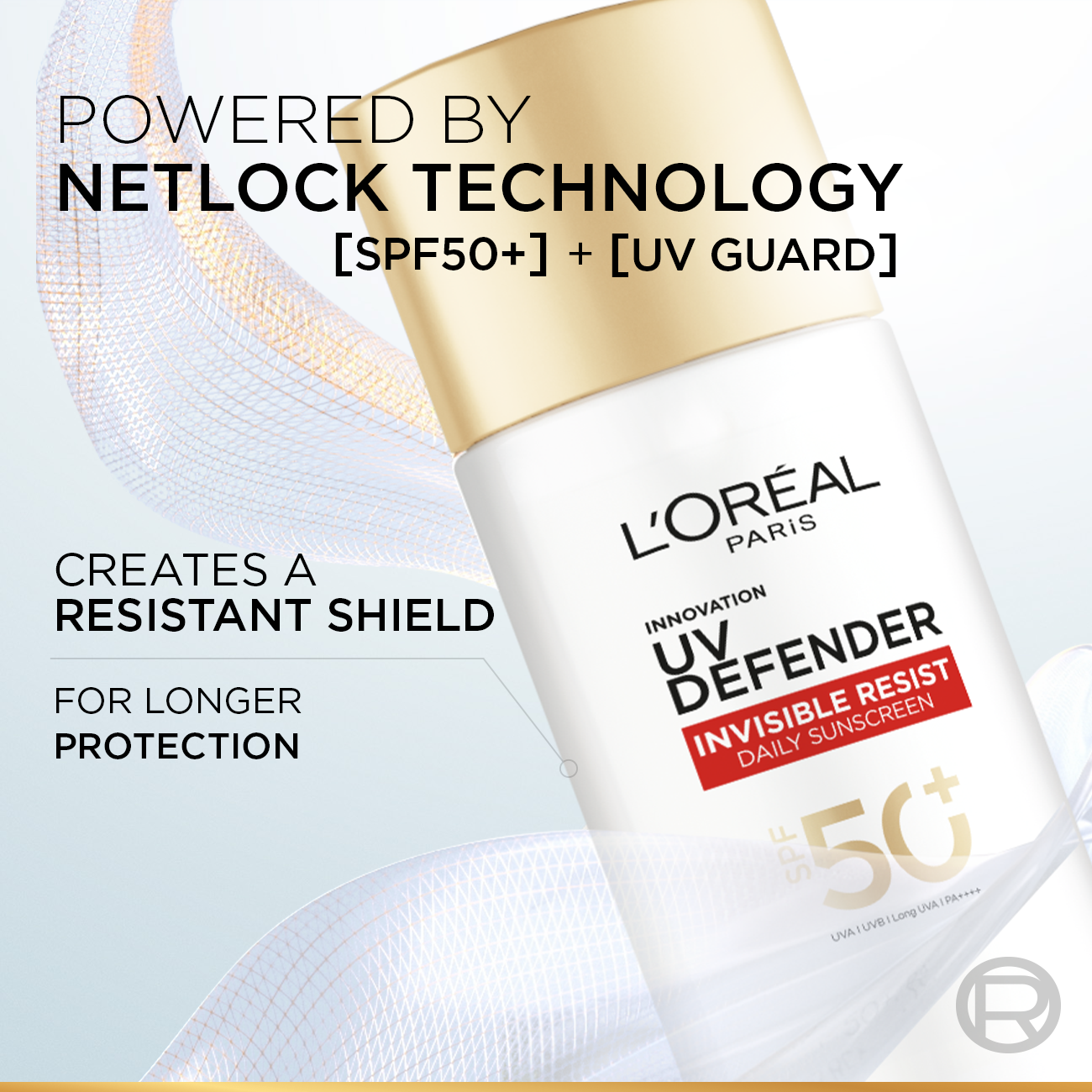 L'Oreal Paris UV Defender Invisible Resist SPF50+ 50ML