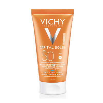 Vichy Capital Soleil BB Anti Shine Tinted Sunscreen for Combination to Oily Skin SPF 50+ 50ml