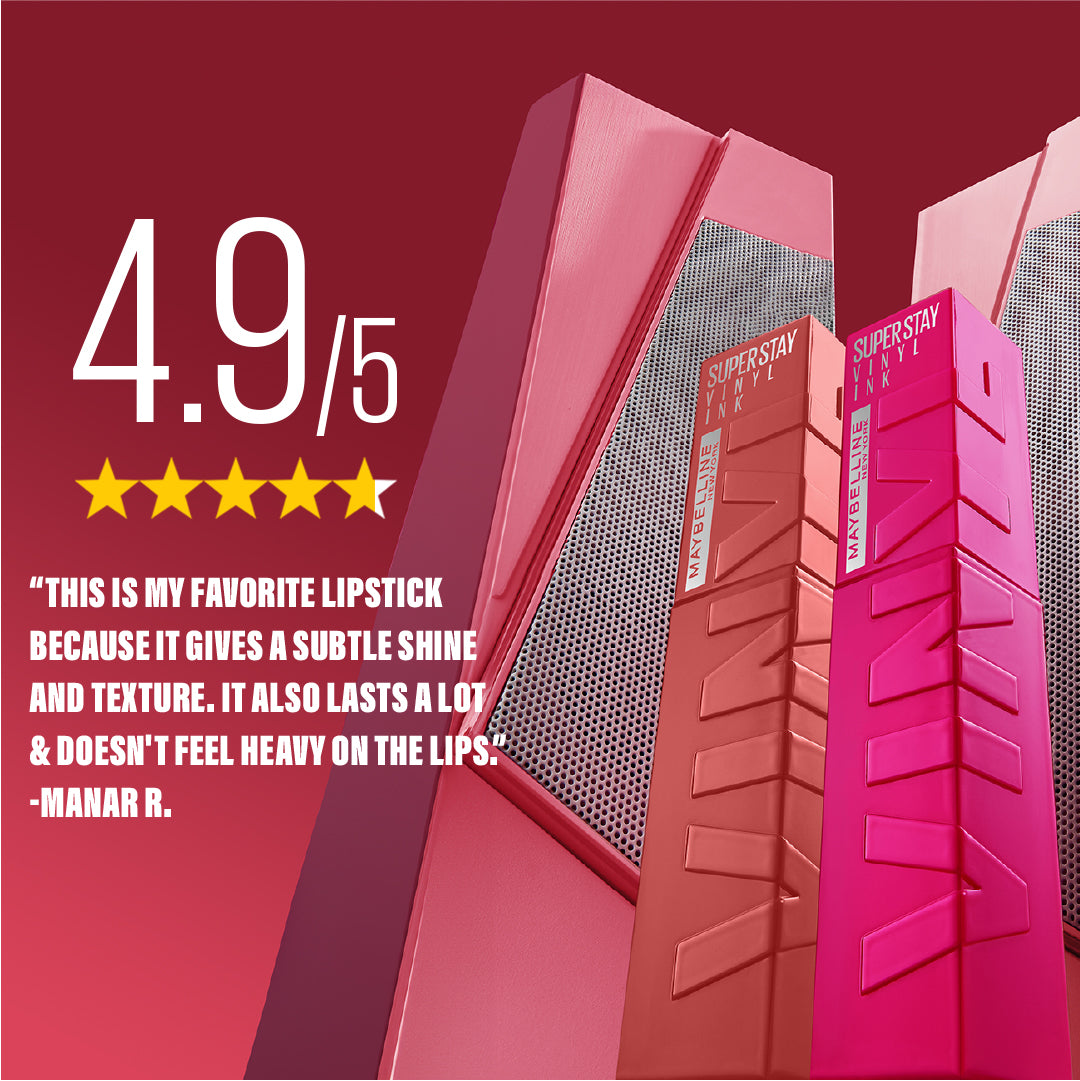 Maybelline-Super Stay-Vinyl Ink Long Wear Liquid Lip Color