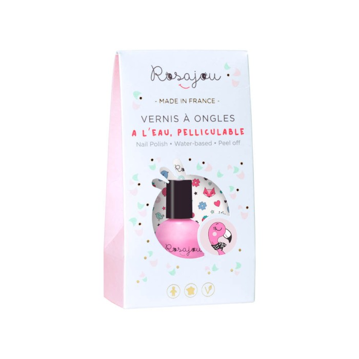 Rosajou Water Based Nail Polish Flamingo