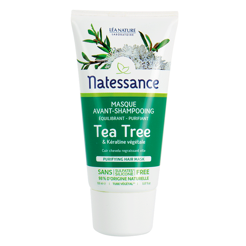 Natessance Tea Tree Pre-Shampoo Mask 150mL