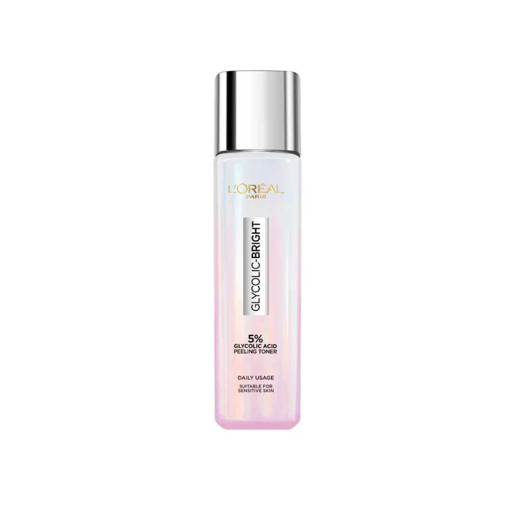 L’Oreal Paris Glycolic Bright Toner 5% Glycolic Acid Peeling Toner