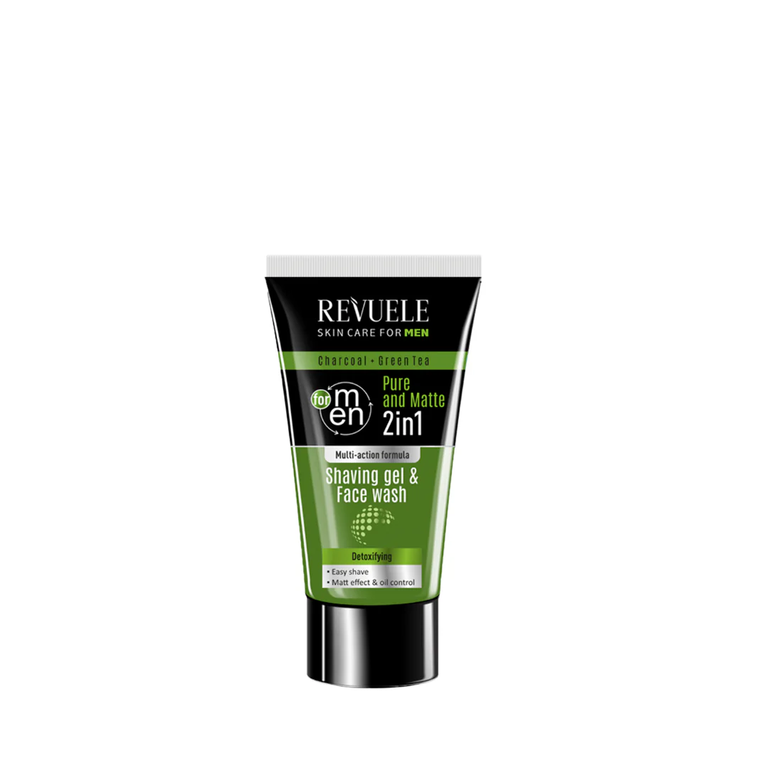 Revuele Men Care Charcoal & Green Tea Shaving Gel 180 ML