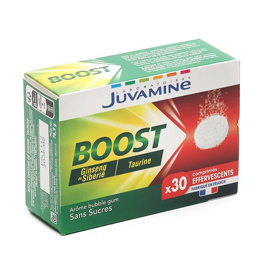 Juvamine Boost Ginseng Taurine 30 Effervescent Tablets