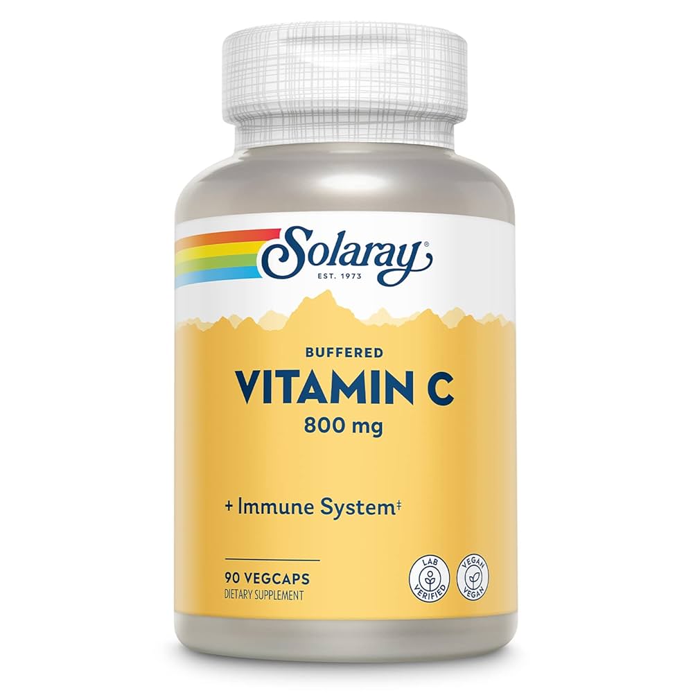 Solaray Buffered Vitamin C 800 mg – 100 VegCaps