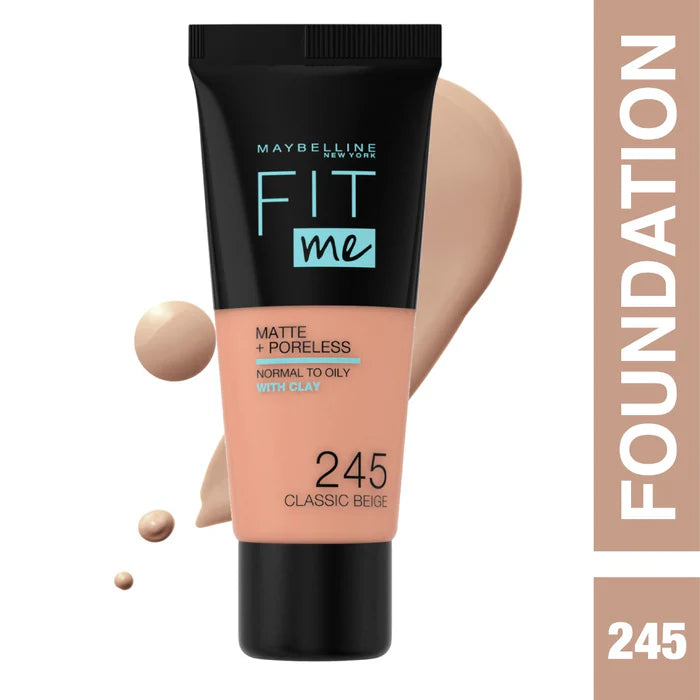 Maybelline Fit Me Matte + Poreless Liquid Foundation- 30ML