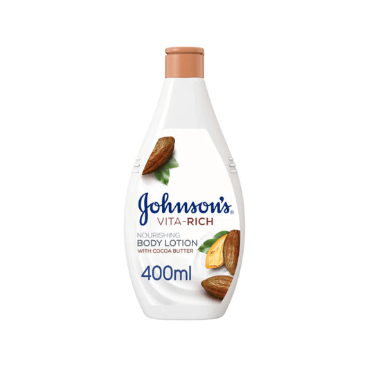 Johnson's Vita-Rich Nourishing Body Lotion with Cocoa Butter 400 ML