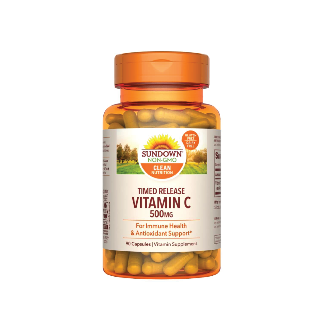 Sundown Vitamin C 500 mg Time Release 90 Capsules