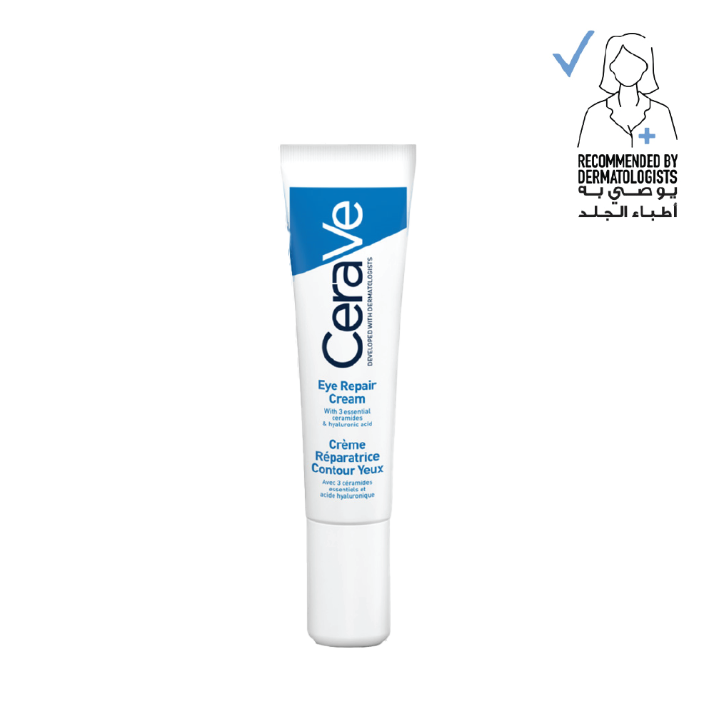 Cerave Eye Repair Cream for Dark Circles and Puffiness with Hyaluronic Acid 14 ML