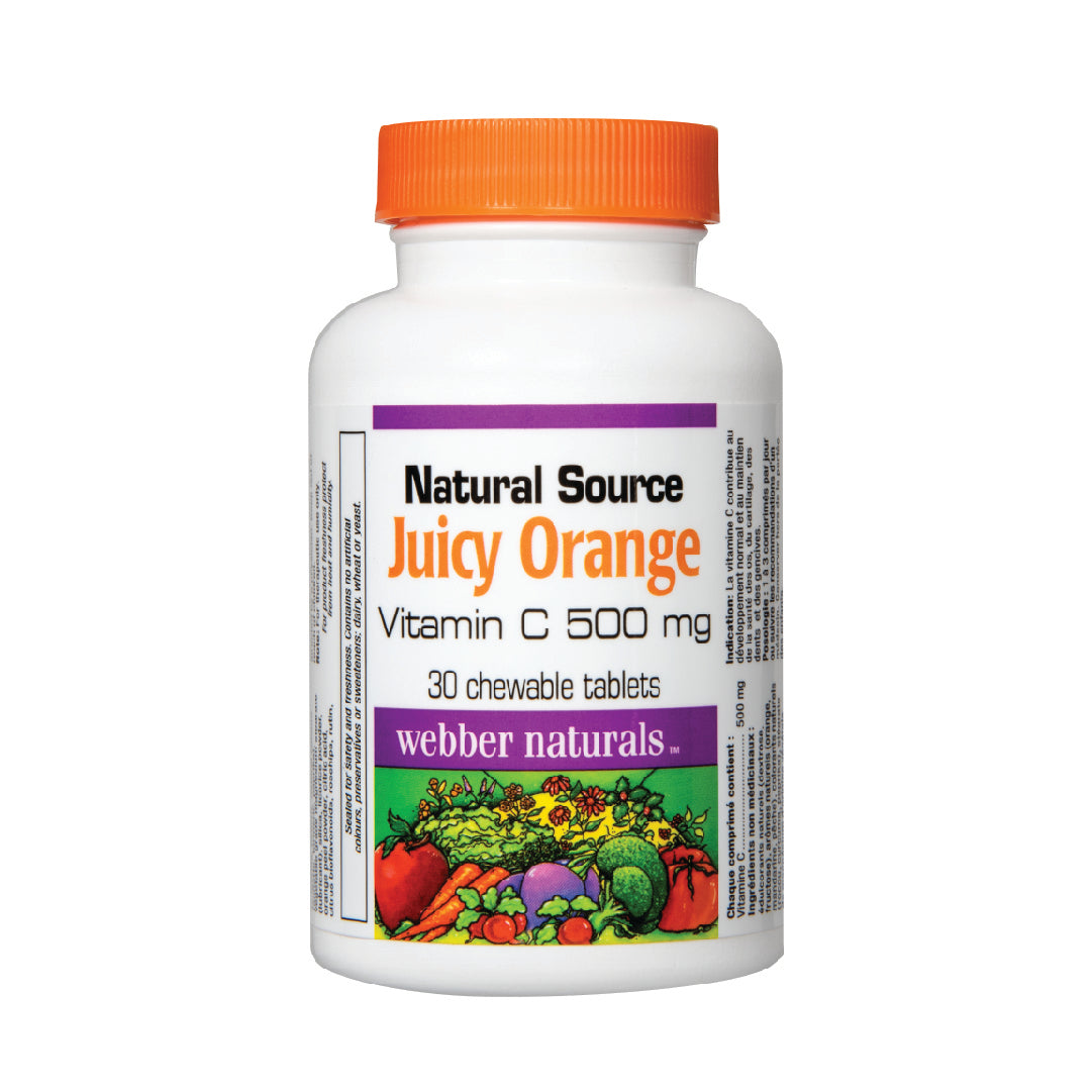 Webber Naturals® Vitamin C Juicy Orange 30 Chewable Tablets