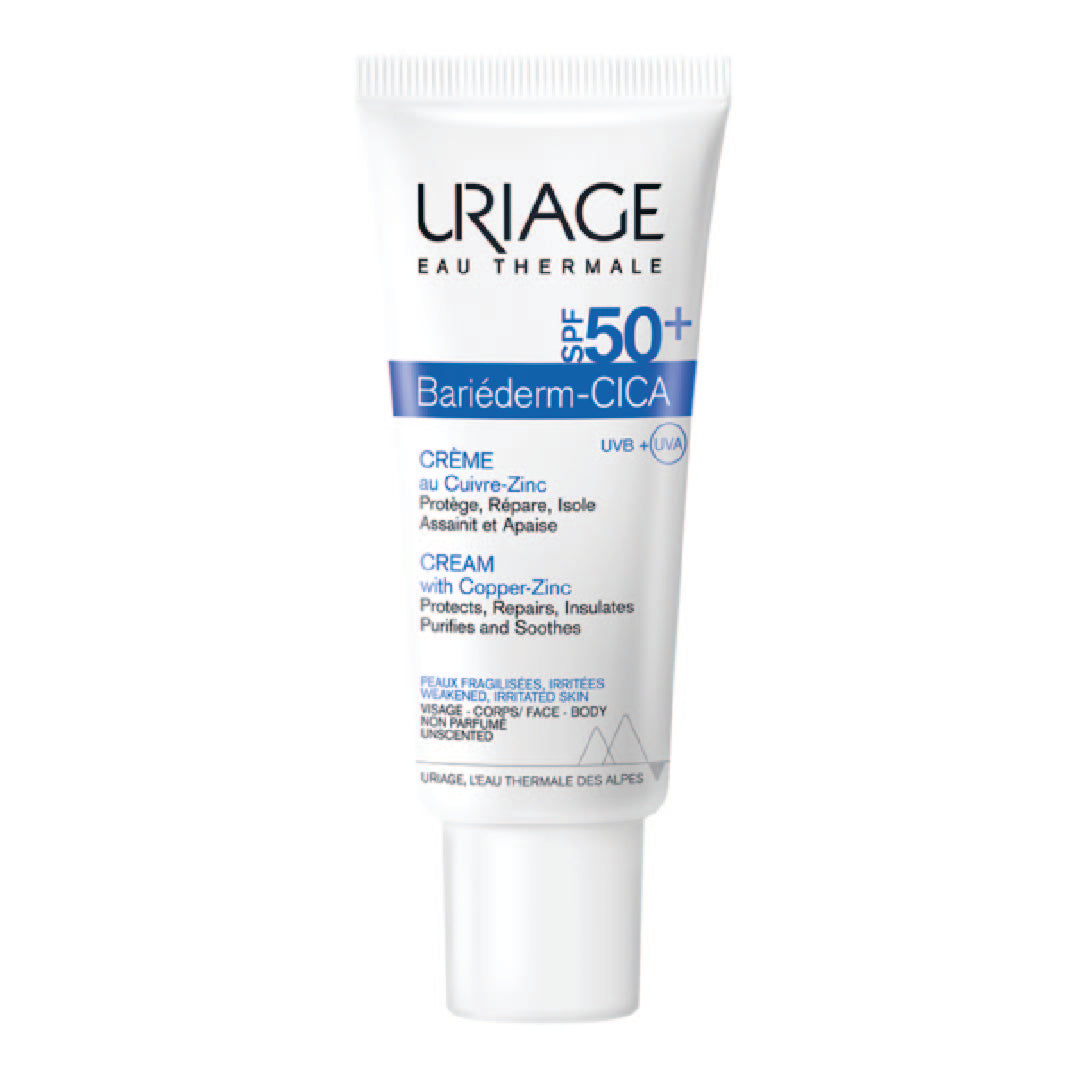 Uriage Bariéderm - Cica-Cream Spf 50+ With Cu-Zn-40 ML