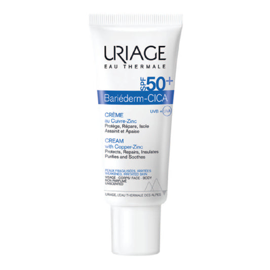 Uriage Bariéderm - Cica-Cream Spf 50+ With Cu-Zn-40 ML