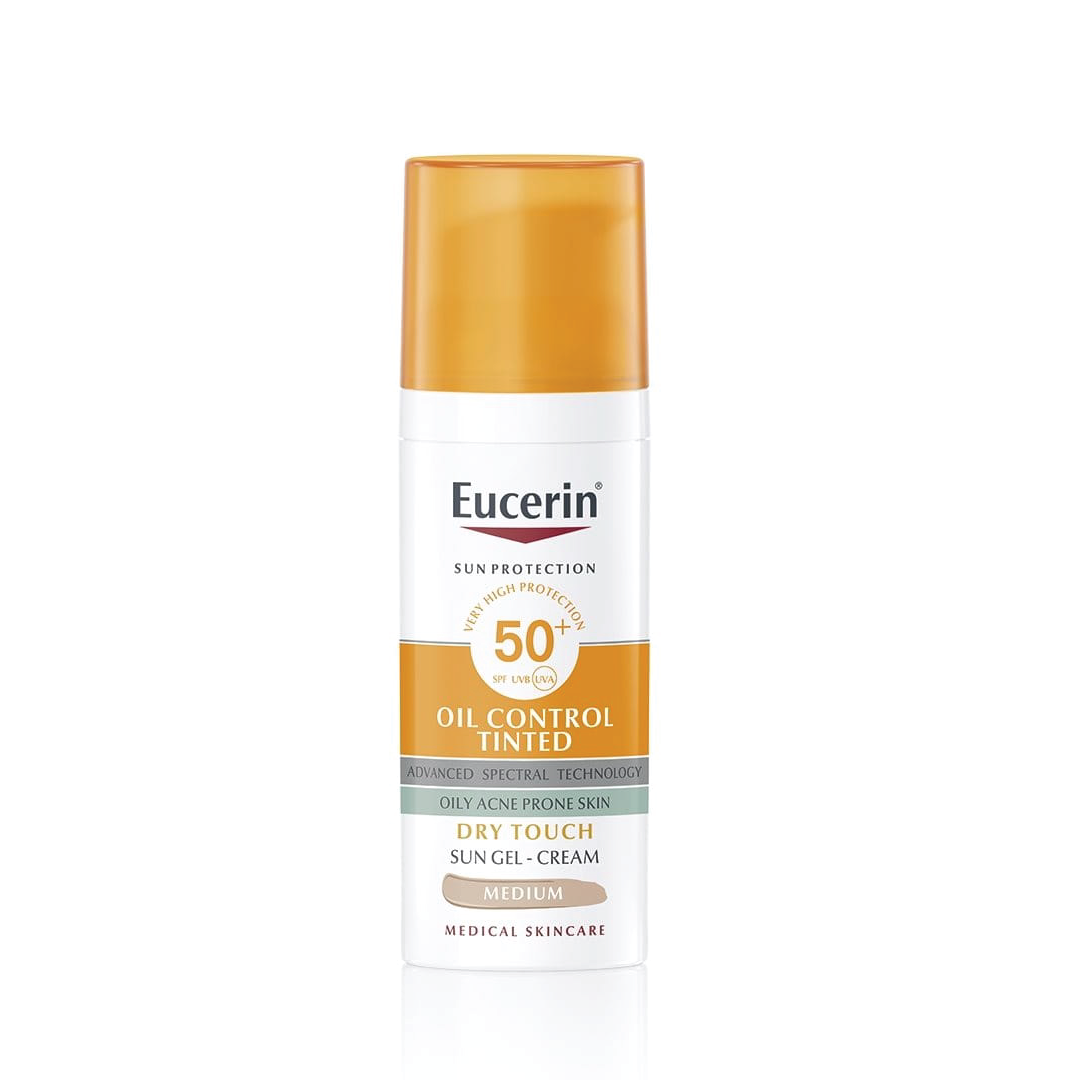 Eucerin Sun Face Oil Control Tinted SPF 50+ Medium