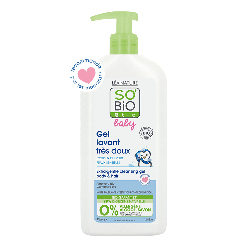 SO BiO étic® Baby Extra Gentle Cleansing Gel 500mL