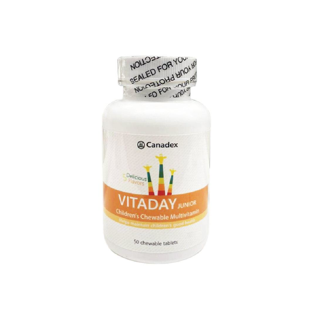 Vitaday Junior – 50 Chewable Tablets