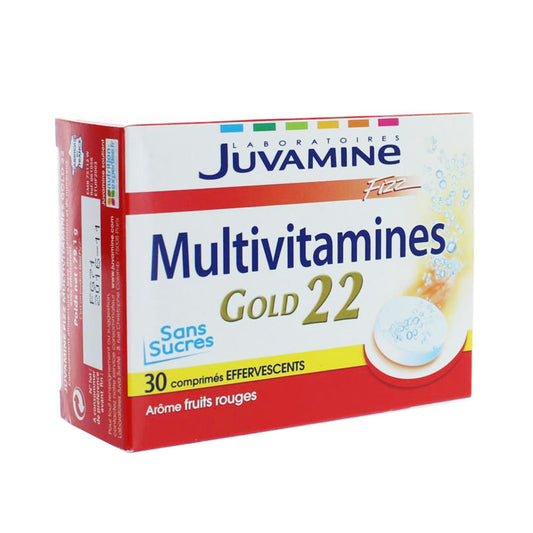 Juvamine Multivitamines Gold 22 – 30 Effervescent Tablets