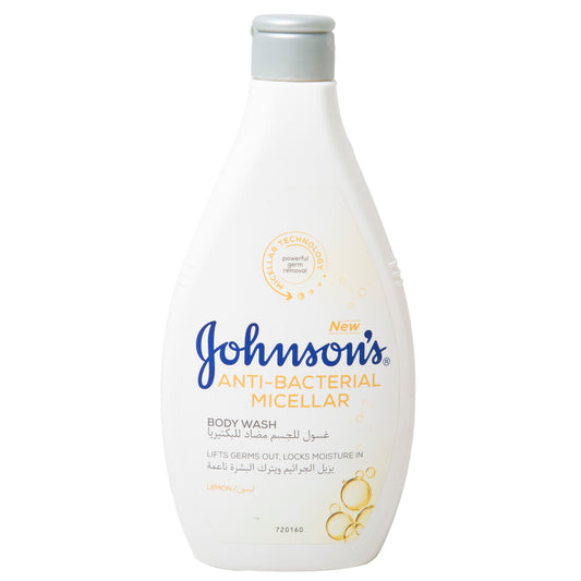 Johnson’s Anti-Bacterial Micellar Body Wash with Lemon 400 ML