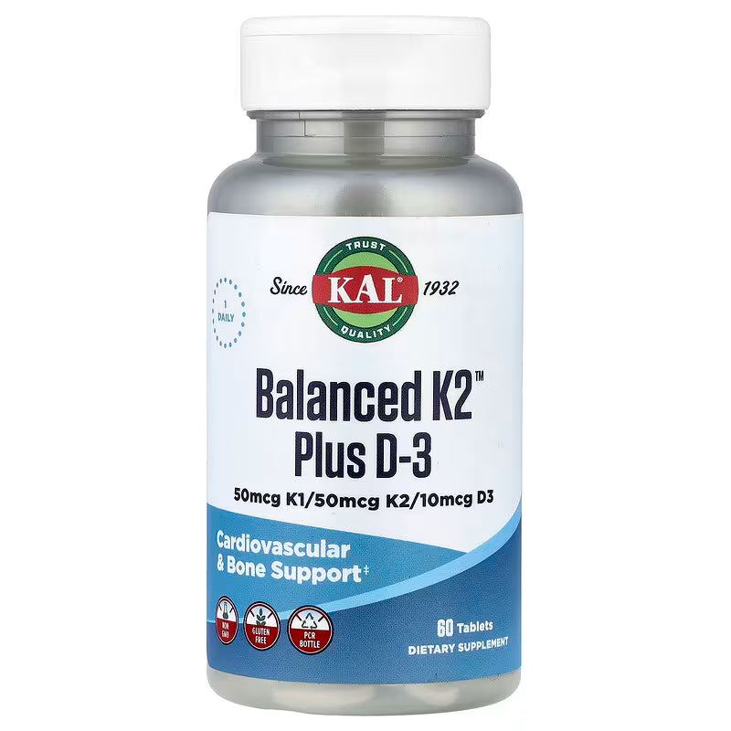 KAL Balanced K2 Plus D3 60 Tablets