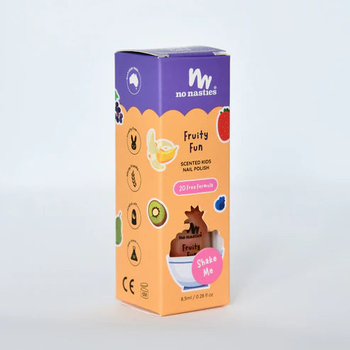 No Nasties - Scented Kids Nail Polish Fruity Fun Pastel Peach
