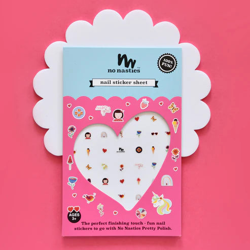 No Nasties - Kids Nail Stickers Mixed Design