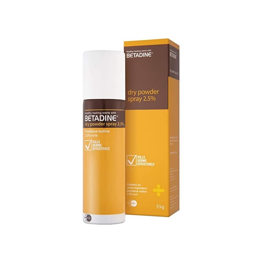 Betadine Dry Powder Spray 55 grams