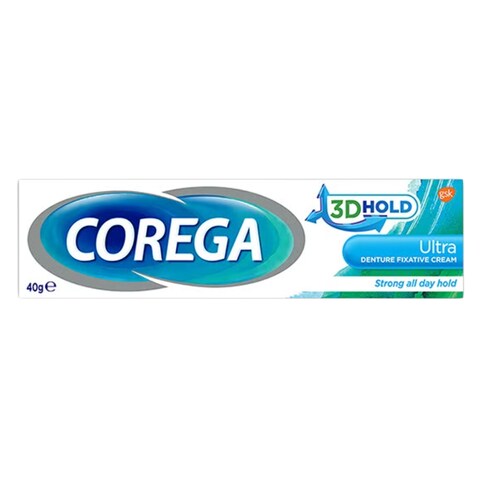 Corega Ultra Zinc Free Denture Fixative Cream Toothpaste 40 ML