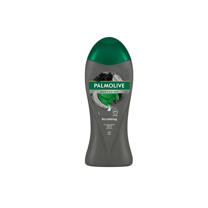 Palmolive Body & Mind Scrubbing Charcoal Beads & Mint Shower 500 ML