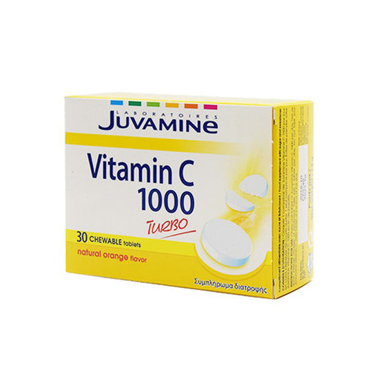 Juvamine Vitamin C 1000mg-30 Chewable Tablets