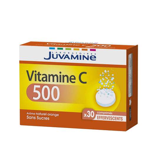 Juvamine Vitamin C 500 mg-30 Effervescent Tablets