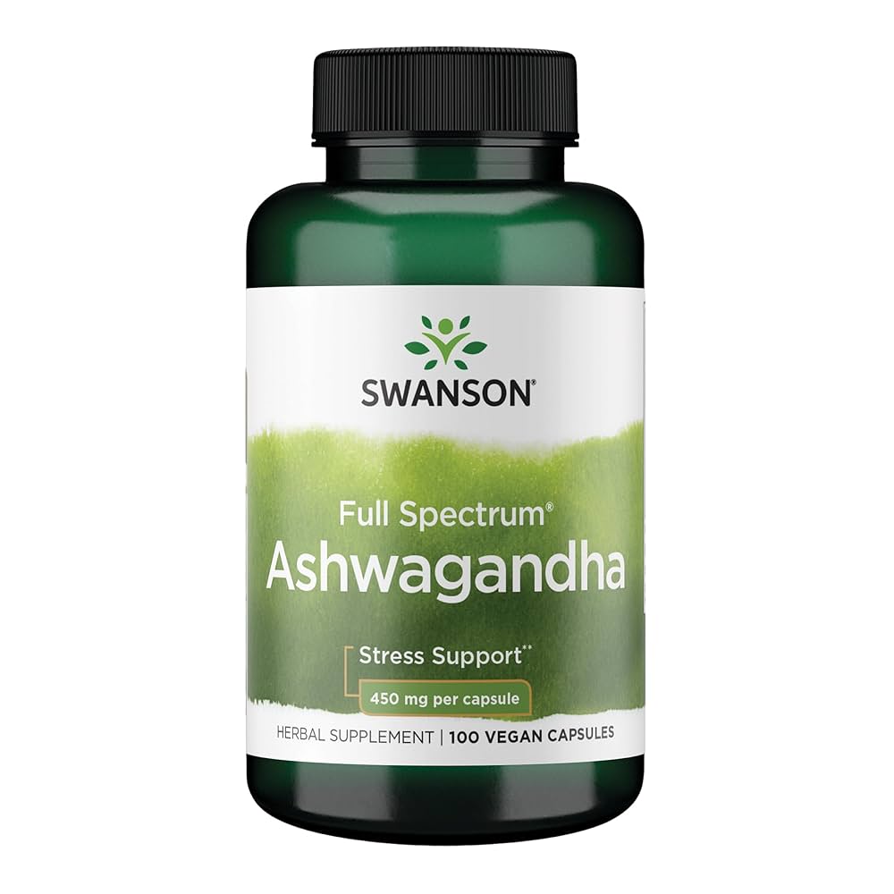 Swanson Ashwagandha 450 mg 100 Capsules
